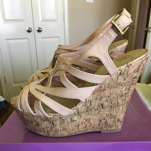 Wedges worn once very comfortable. Size 10