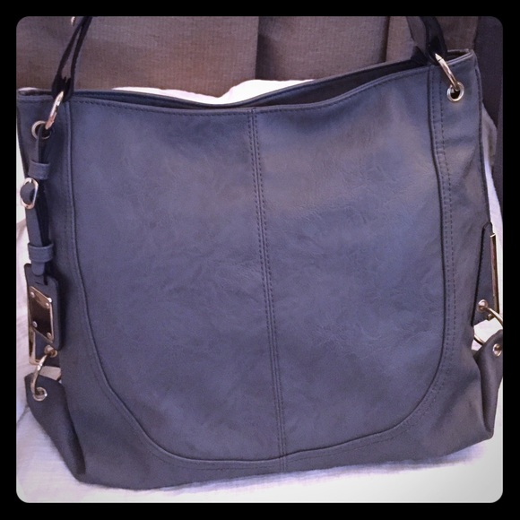 Moda Luxe Gray Hobo NWOT