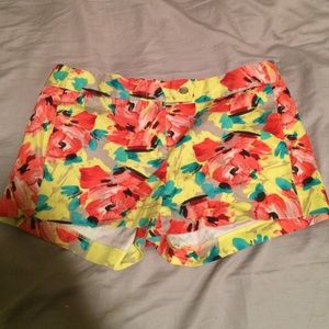J. Crew floral shorts
