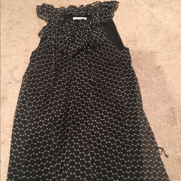 Polka dot blouse. So cute.