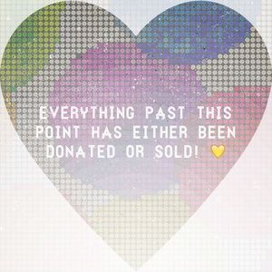 Everything past here has been donated/sold!