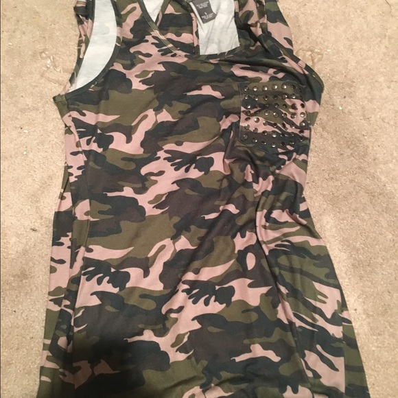 Long camo maxi dress