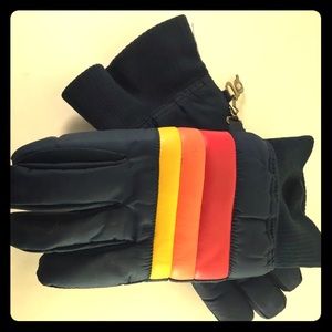 Vtg Grandoe Gloves Mens Small Snow Winter 70s