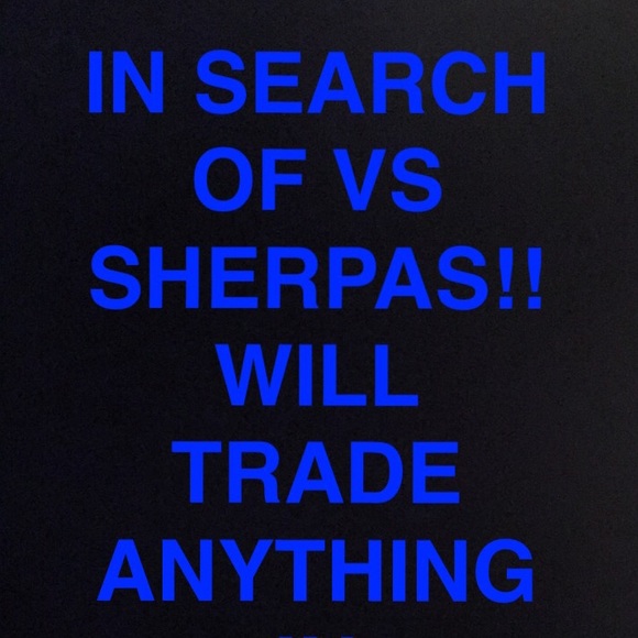I neeeeed VS Sherpas ! 😭