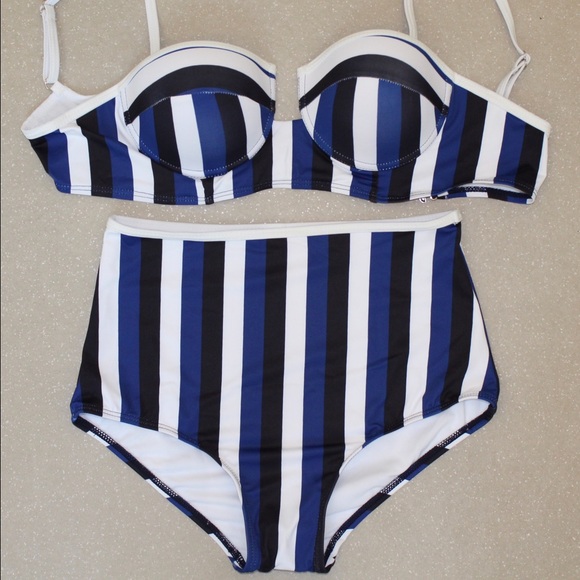 VINTAGE!!! High-waisted Bikini Set!!!