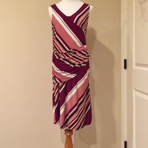 Knee length Striped dress