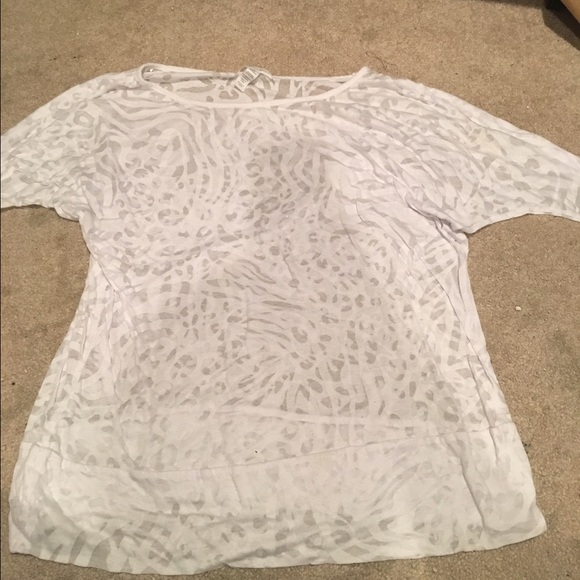 White see threw shirt.