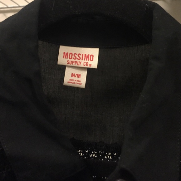 NWOT Mossimo Supply Co Button Down with Lace - Picture 3 of 4
