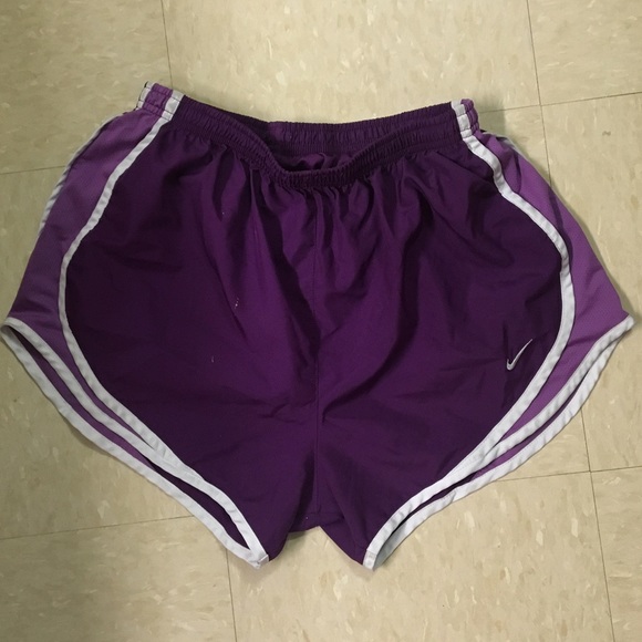Purple Nike Tempo Shorts