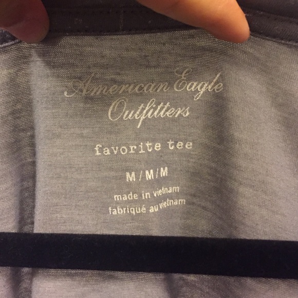 American Eagle Outfitters Grey Star T Shirt - Picture 3 of 3