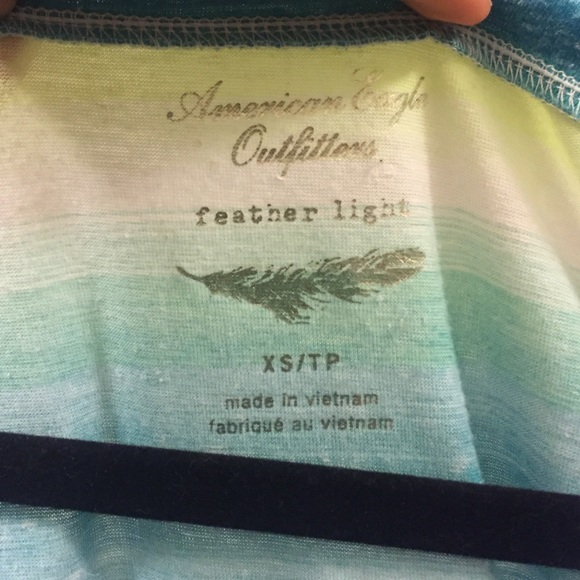 American Eagle Outfitters Feather Light Ombré Tee - Picture 2 of 2