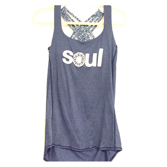 LuluLemon SoulCycle Low Cut Back Top