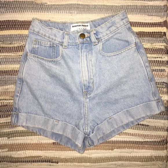 High Waisted American Apparel Shorts