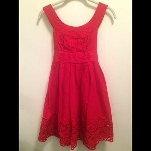 BB Dakota Red Flirty Summer Dress