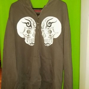 Heavenly sins Black zip up hoodie