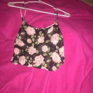 floral crop top