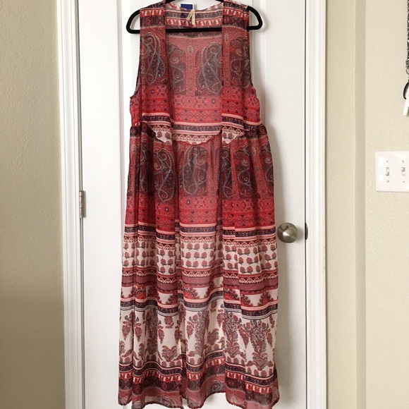 Long Open Vest/ Dress - Picture 1 of 2