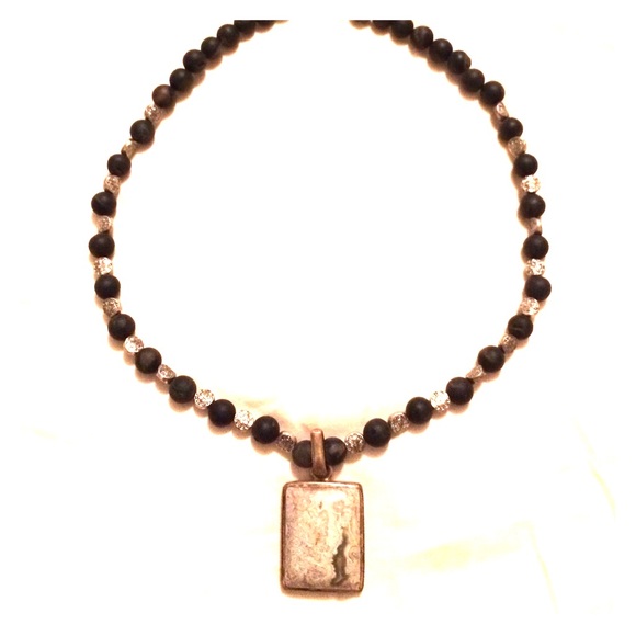 Super rad one of a kind stone necklace