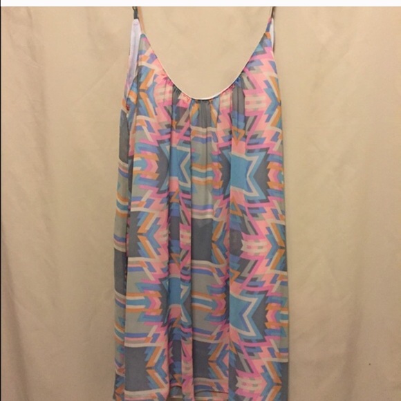 Show Me Your Mumu Trapeze Mini Dress Sm $120 NWOT - Picture 3 of 4