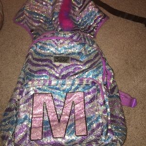 Justice M backpack with Hood
