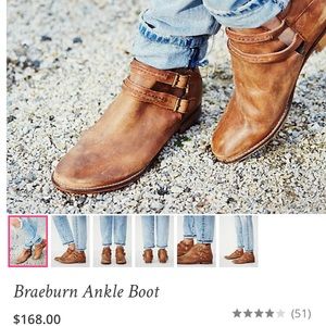 Free People Braeburn ankle boot.