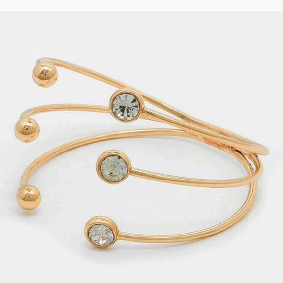 💎CZ AND RHINESTONE CUFF ARMLETTE💎