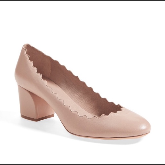 🚫SOLD🚫 NWT. Chloe lauren scalloped pump - Picture 1 of 1
