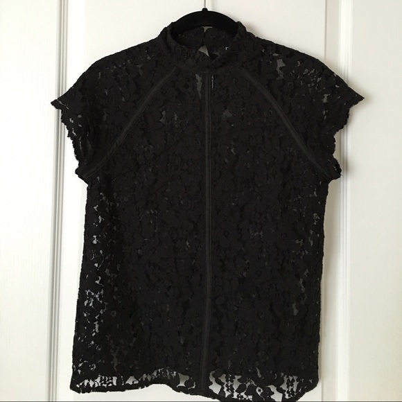 Black lace top