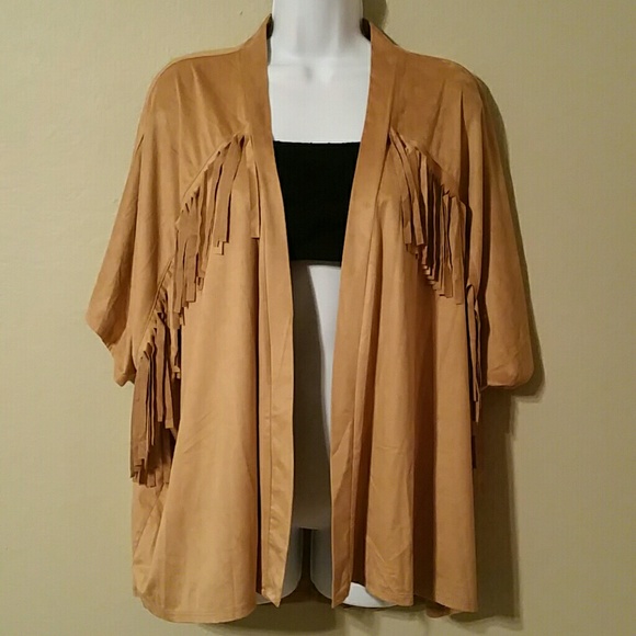 🌷NWT Fringe Suede Jacket🌷 - Picture 4 of 4