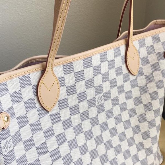 Louis Vuitton Neverfull  Azur MM - Picture 1 of 4