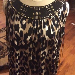Animal print top