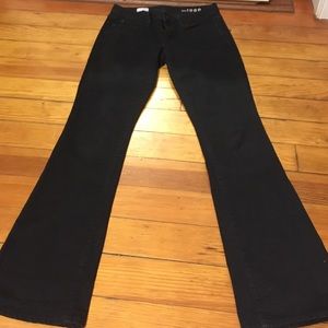 Gap black flare jeans