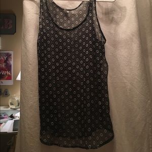 Sheer tank top