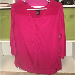 Pink long sleeve top