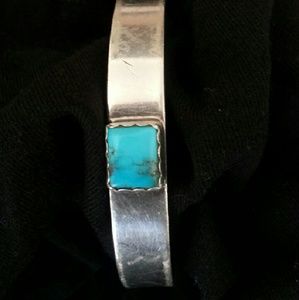 Auth Navajo Turquoise/Sterling Silver Bracelet