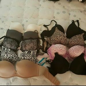 34B VS push up bras