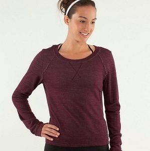 Lululemon Sattva Drama Bordeaux Pullover Size 4
