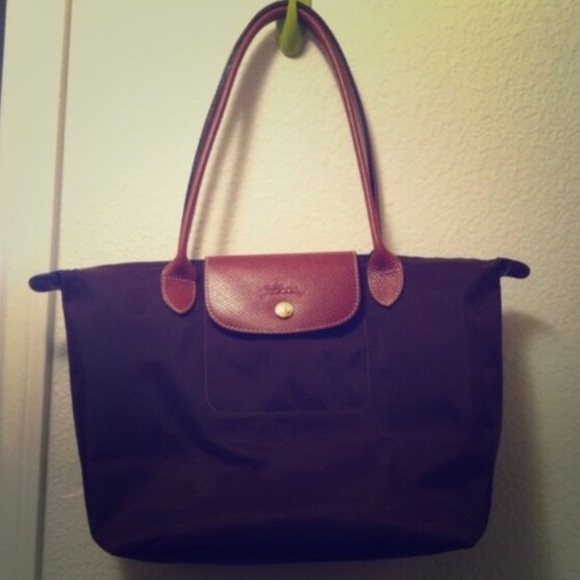 Medium longchamp tote - brown