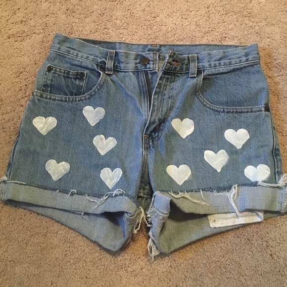 DIY high wasted shorts