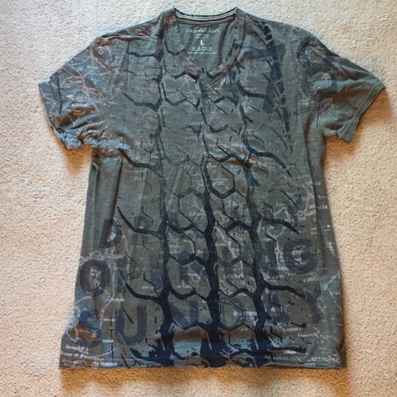 Calvin Klein cano green shirt