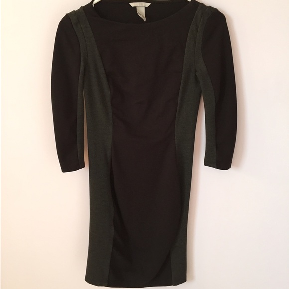 Black and grey dress