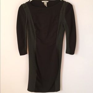 Black and grey dress