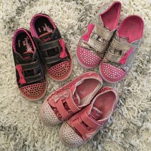 Kids sketchers twinkle toes bundle