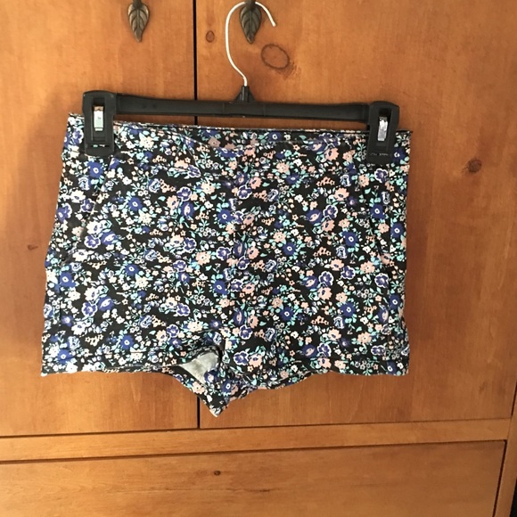Floral High Rise Shorts