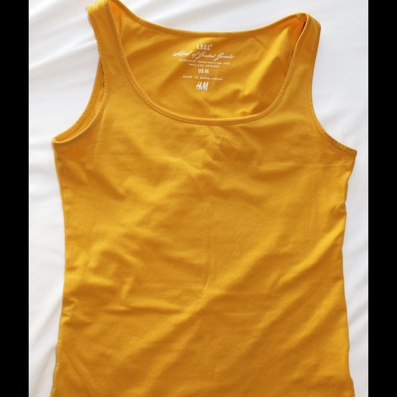 H&M Mustard Yellow  Tank