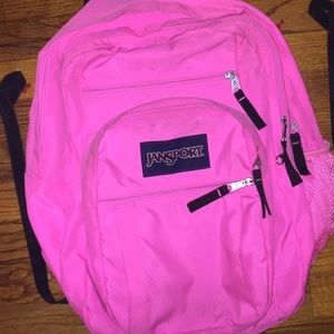 Hot Pink Jansport Bookbag