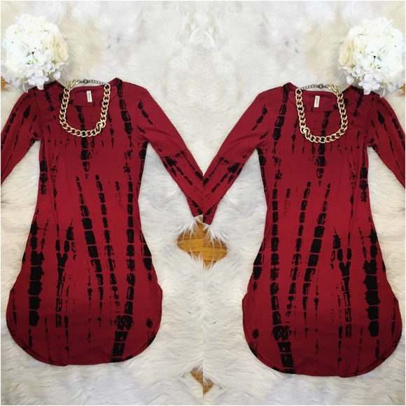 Tie Dye Double Slit Dress✨ - Picture 2 of 2