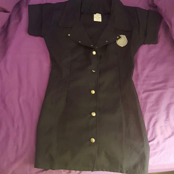 Womens Cop/Police costume dress size Small