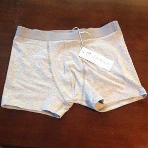 Bread & Boxers, Men's L, boxer briefs, grey NWT
