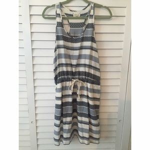 Lou & Grey sleeveless striped dress size M